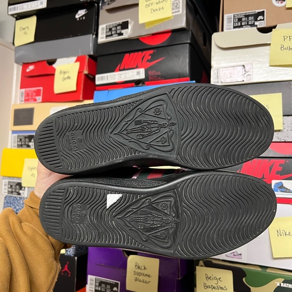 Adidas Gucci Ace flames black size 6G 7US authentic red green Rhyton gg - Picture 9 of 10